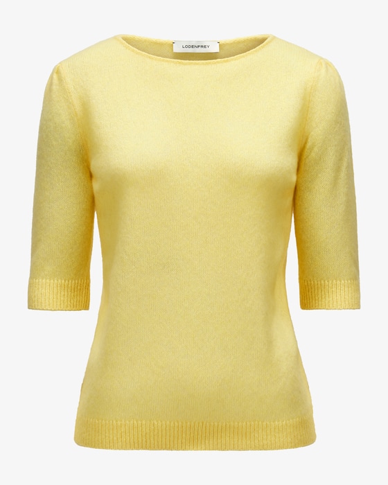 Strickshirt aus Cashmere und Baumwolle