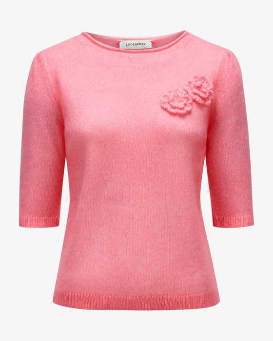 Strickshirt aus Cashmere und Baumwolle