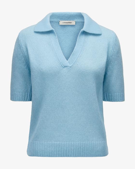 Strickshirt aus Cashmere und Baumwolle