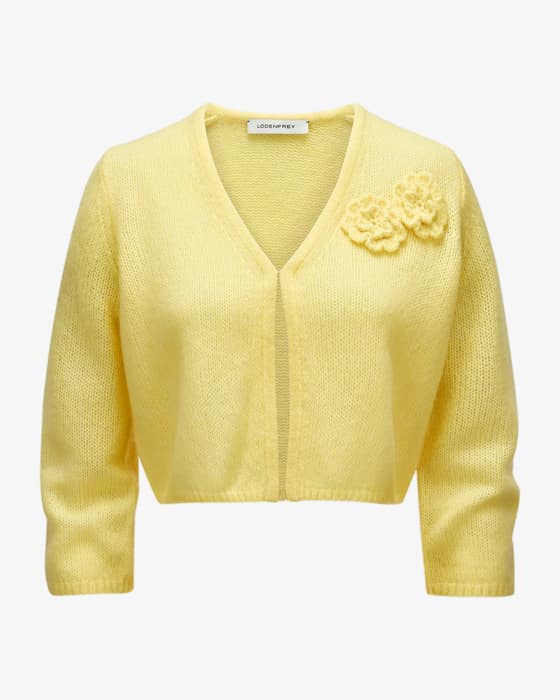 Bolero aus Cashmere und Baumwolle