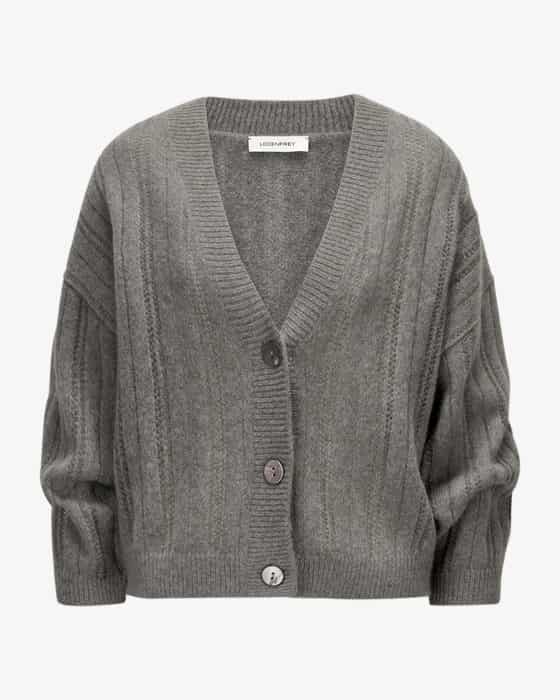 Strickjacke aus Cashmere und Baumwolle