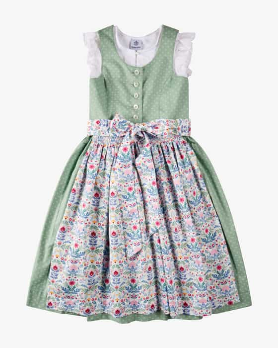 x LODENFREY Dirndl Bergsee mit Bluse und Schürze 