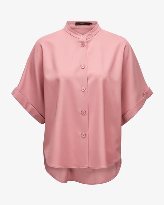 Blusenshirt aus Schurwoll-Mix