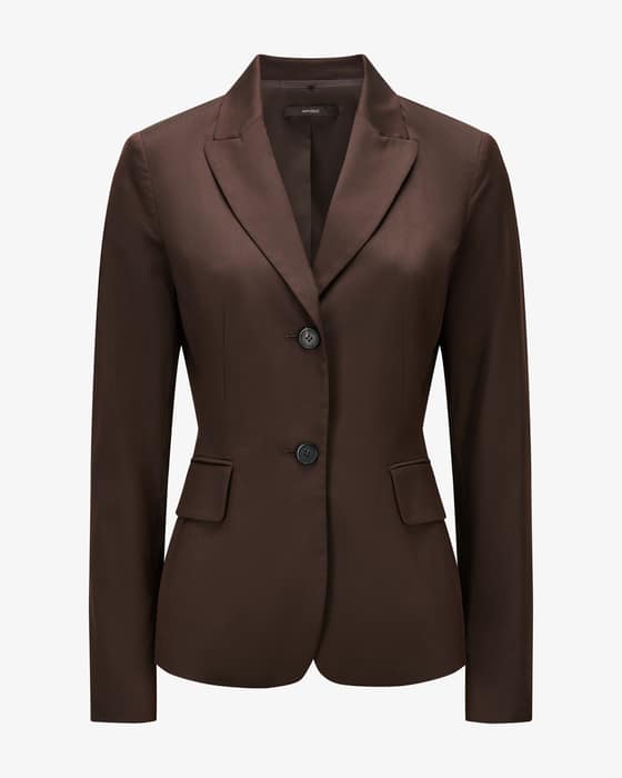 Blazer aus Baumwoll-Mix