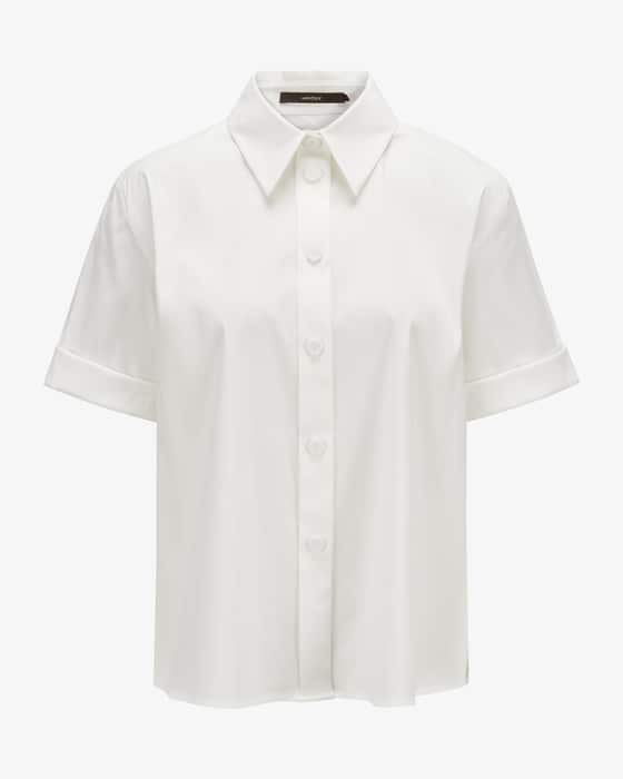 Hemdbluse aus Baumwoll-Mix