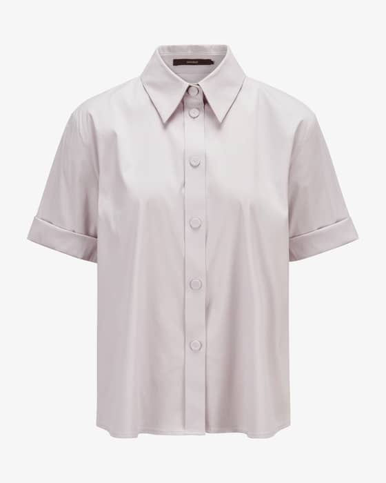 Hemdbluse aus Baumwoll-Mix