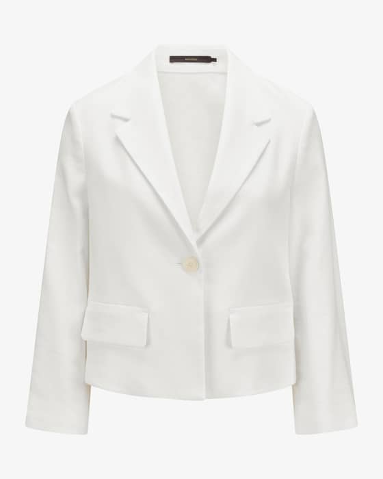 Blazer aus Leinen-Mix