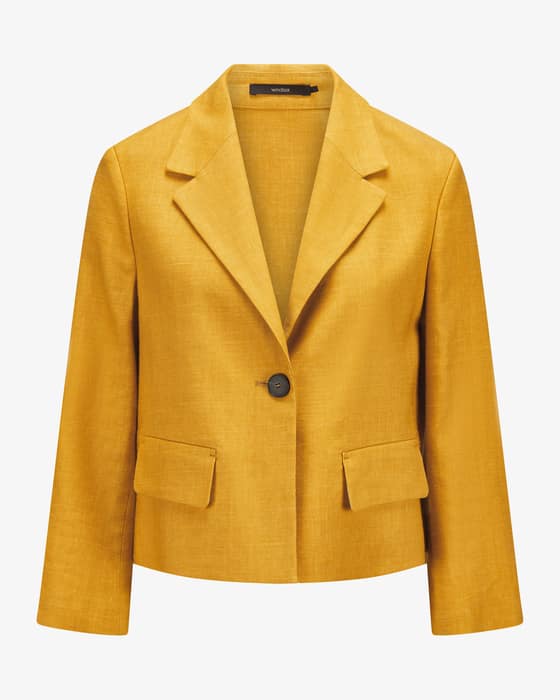 Blazer aus Leinen-Mix