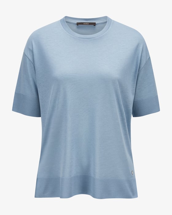 T-Shirt aus Lyocell und Baumwolle