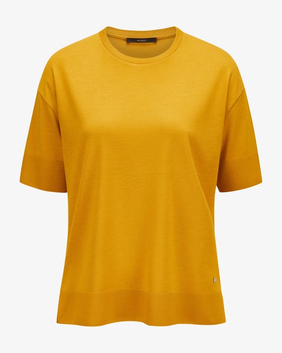 T-Shirt aus Lyocell und Baumwolle