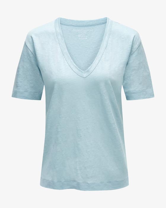 Leinen-T-Shirt 
