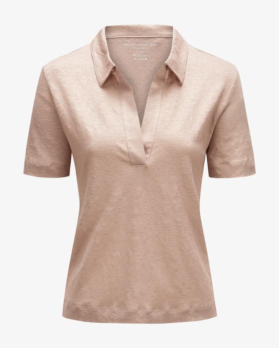 Leinen-Poloshirt 