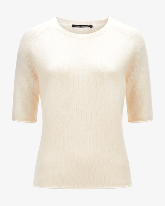 Strickshirt aus Wolle und Cashmere