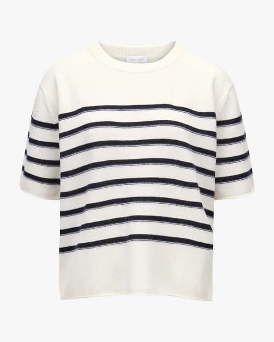 Strickshirt aus Merinowolle und Cashmere