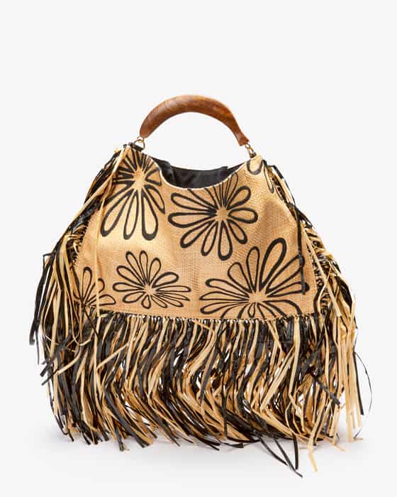 Henkeltasche Ringed Raffia 