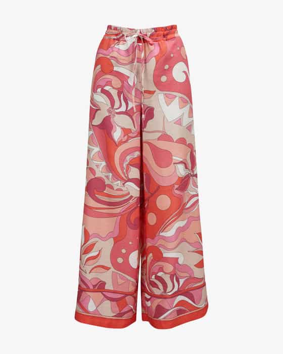 Hose August Cropped aus Lyocell und Leinen