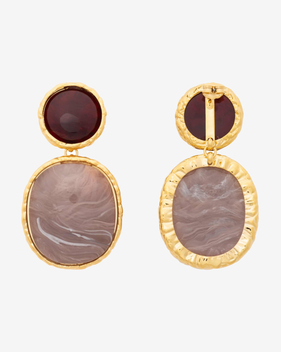 Ohrstecker Vintage Oval 