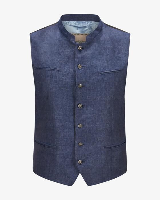 Trachtenweste aus Leinen