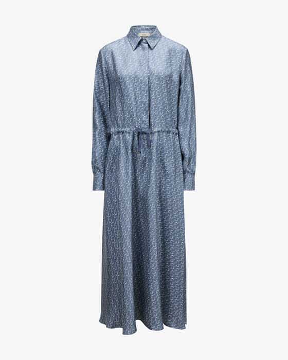 Seiden-Hemdblusenkleid