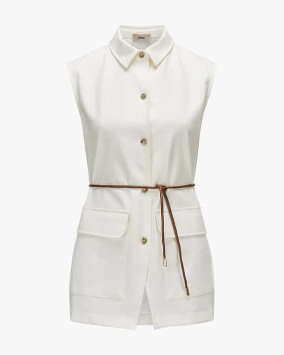 Blusentop aus Baumwoll-Mix