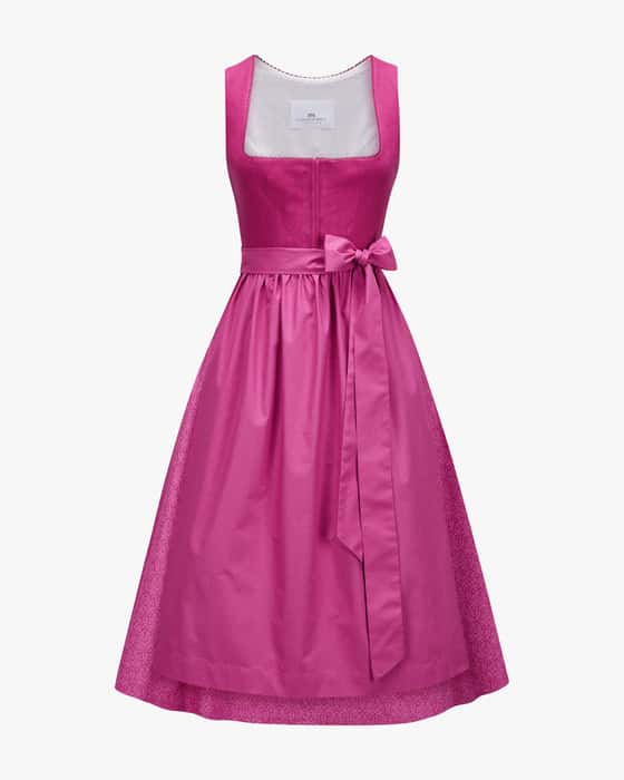 Midi-Dirndl mit Schürze 