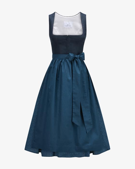 Midi-Dirndl mit Schürze 