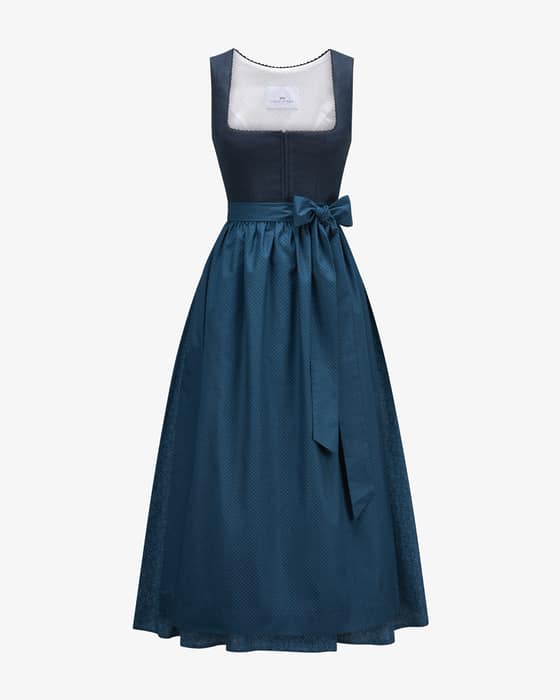 Dirndl lang mit Schürze 
