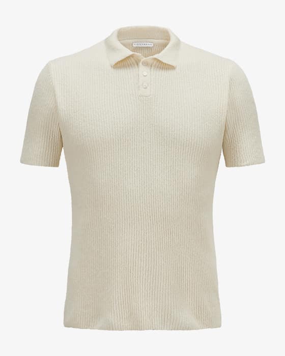 Frottee-Poloshirt Cyrius aus Baumwoll-Mix