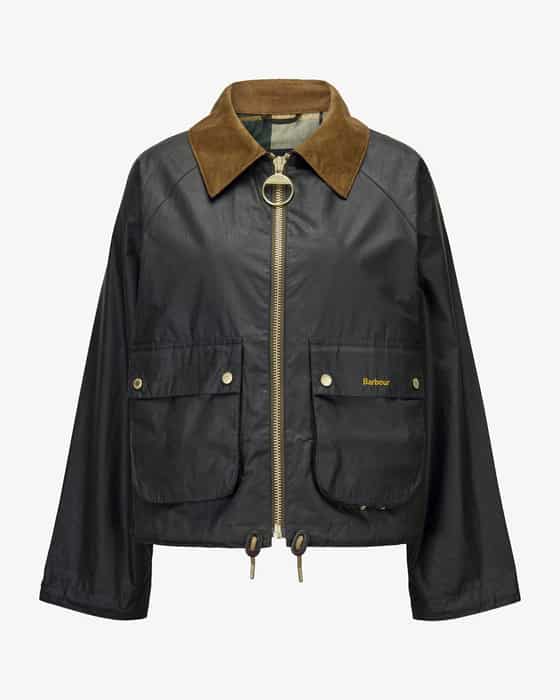 Wachsjacke Marron aus Baumwolle