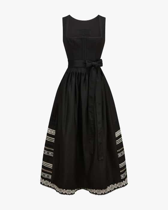 Dirndl lang mit Schürze 