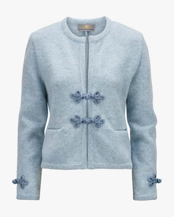 Trachten-Strickjacke aus Schurwolle