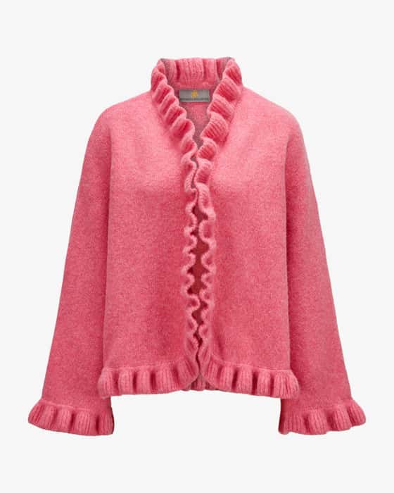 Trachten-Strickjacke aus Schurwolle