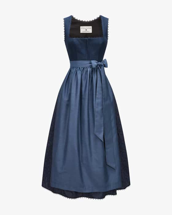 x Lodenfrey Gaby Dirndl lang mit Schürze