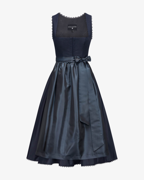 Midi-Leinendirndl mit Schürze München 