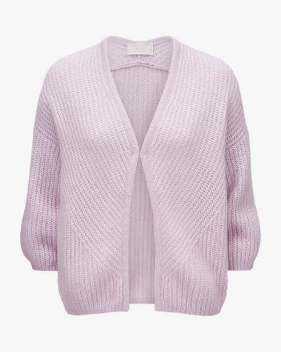 Strickjacke aus Cashmere und Baumwolle