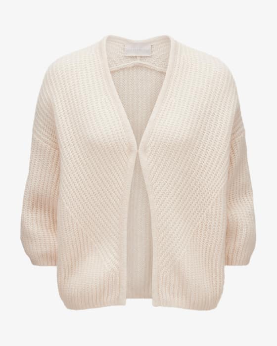 Strickjacke aus Cashmere und Baumwolle