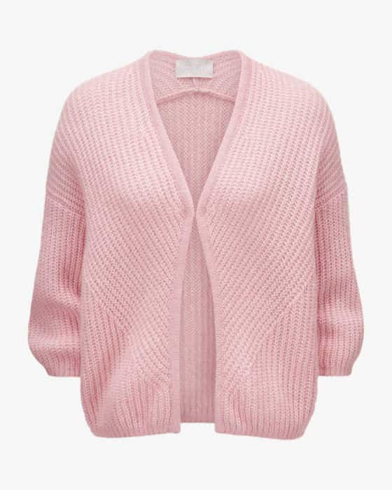 Strickjacke aus Cashmere und Baumwolle