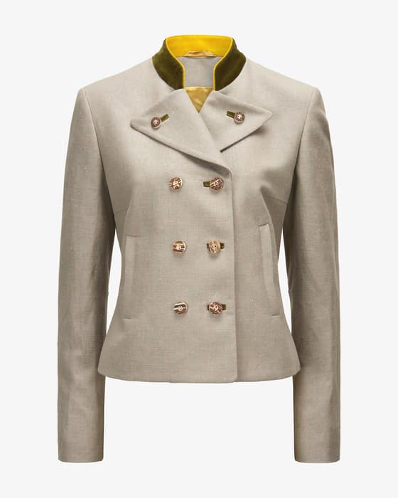 Trachtenjacke Vaduz aus Leinen