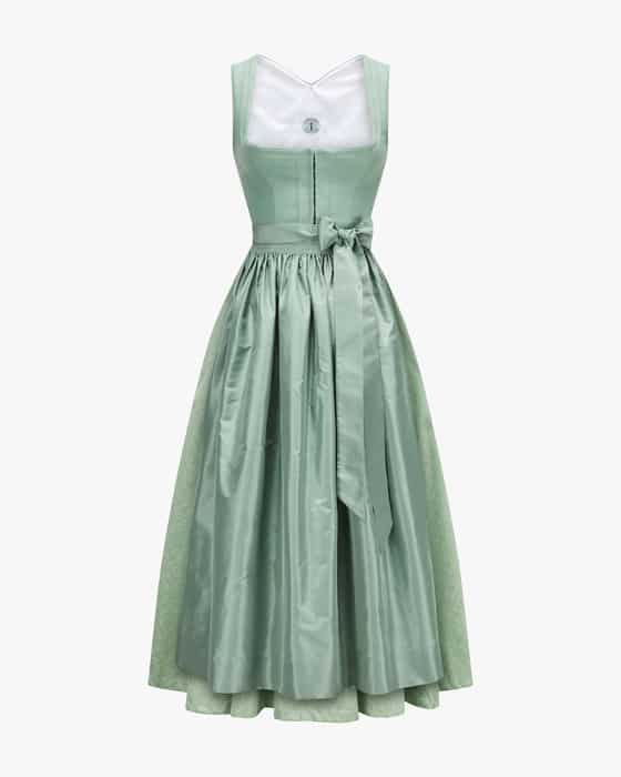 Leinendirndl Lyana lang mit Schürze Sylvia 