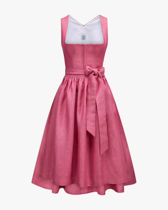 Midi-Leinendirndl Bette mit Schürze