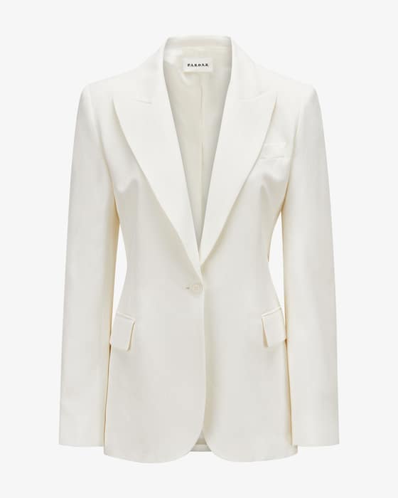 Blazer Raisa aus Leinen-Mix