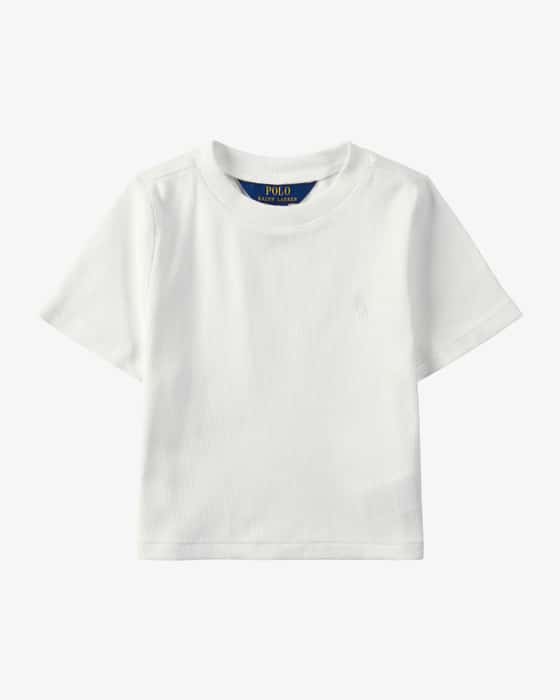 Crop-Shirt aus Baumwoll-Mix