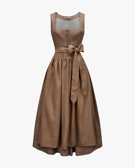 Dirndl Monika lang mit Schürze 