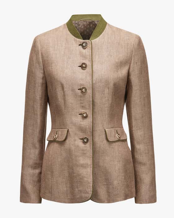 Trachtenblazer Mariella aus Leinen-Schurwoll-Mix