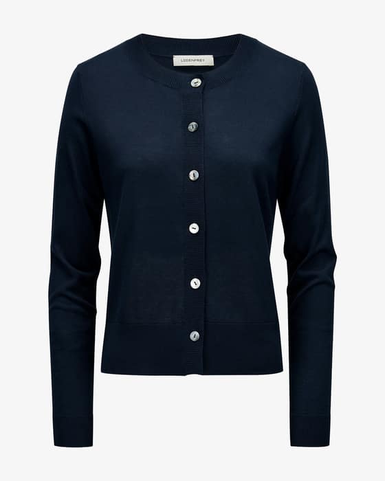 Strickjacke aus Seide und Baumwolle