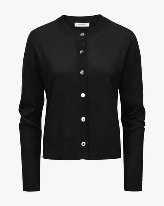 Strickjacke aus Seide und Baumwolle