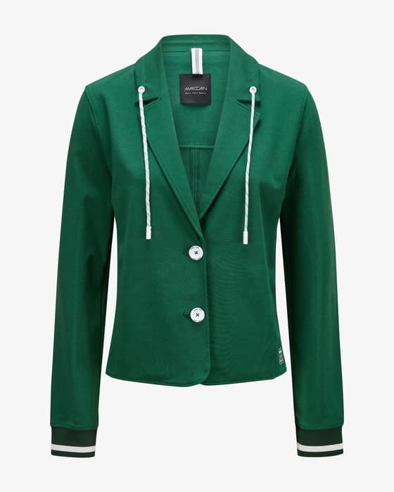 Jersey-Blazer aus Baumwoll-Mix