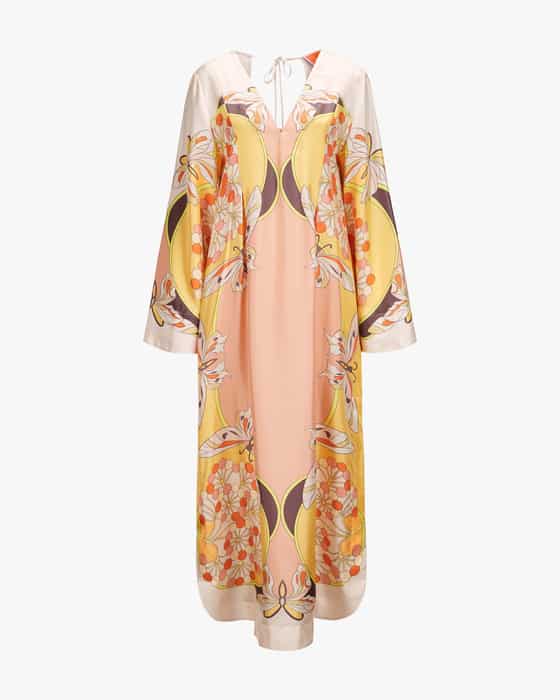 Maxikleid aus Seide