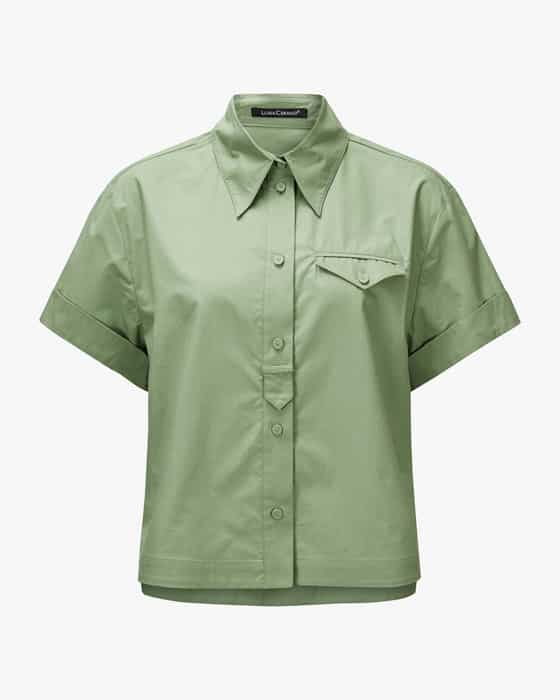 Hemdbluse aus Baumwolle