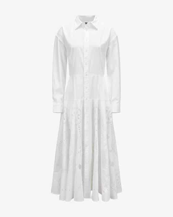 Hemdblusenkleid aus Baumwolle